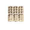 Pressed Pulp Grey Egg boxes (tray of 3)